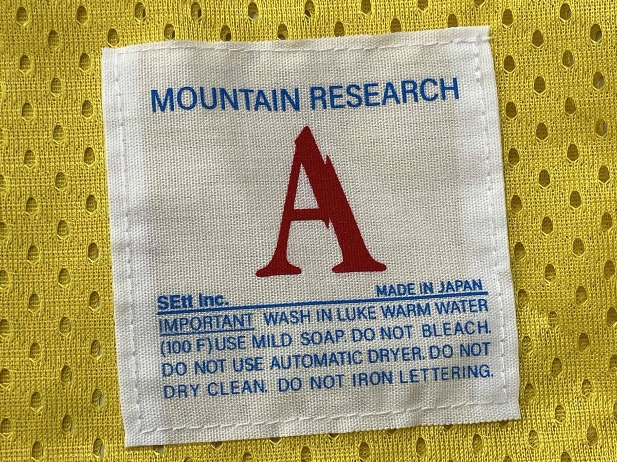 MOUNTAIN RESEARCH by Anarcho Mountaineers Mesh Game Tee マウンテン 