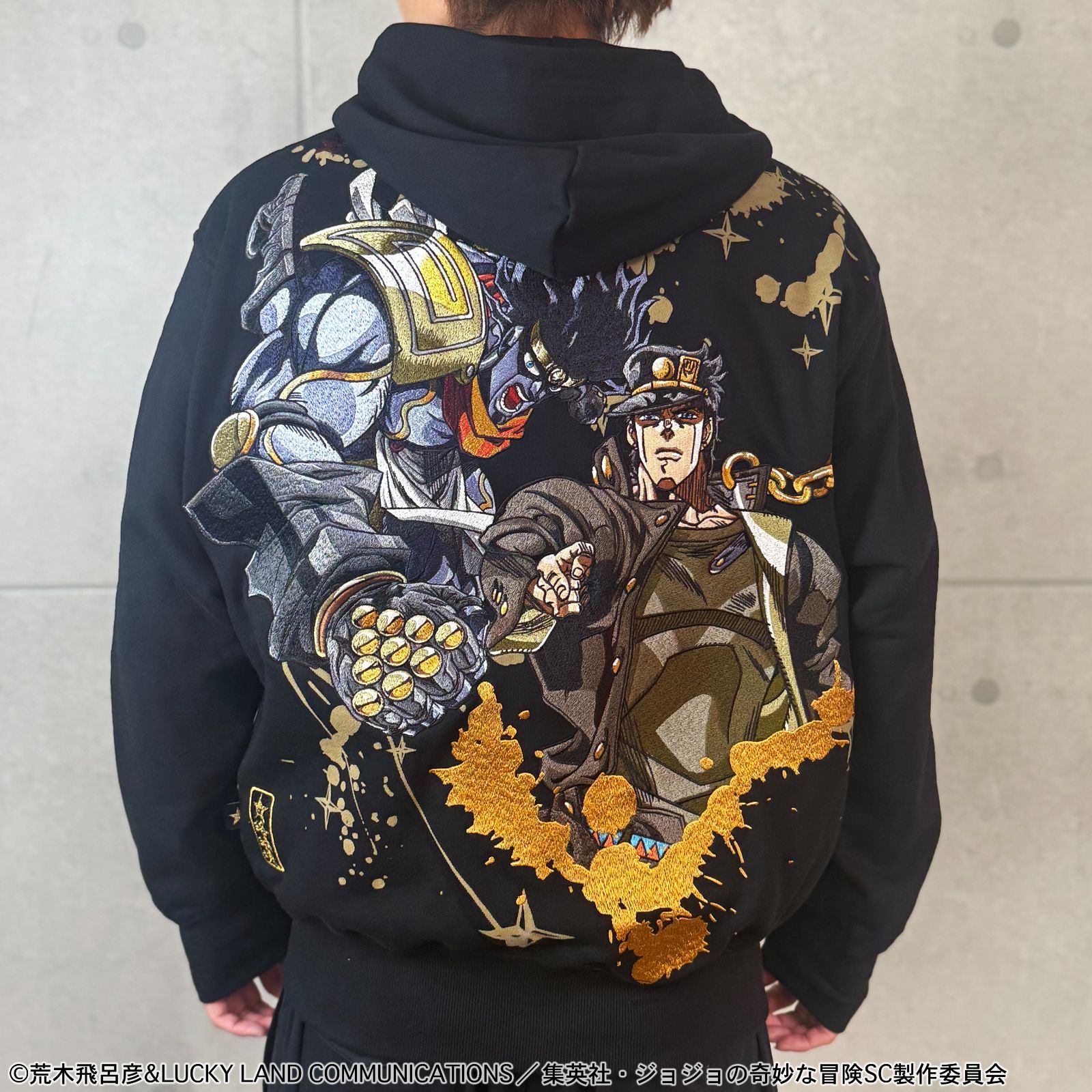 JOJO ジョジョ×絡繰魂 【空条承太郎 ZIPパーカー】ジョジョの奇妙な