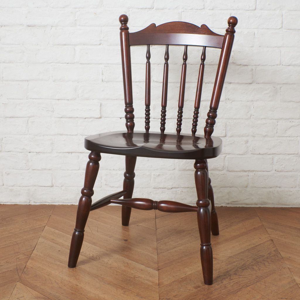 定10万 松本民芸家具 #16 スピンドルチェア 1脚 ミズメザクラ 無垢材