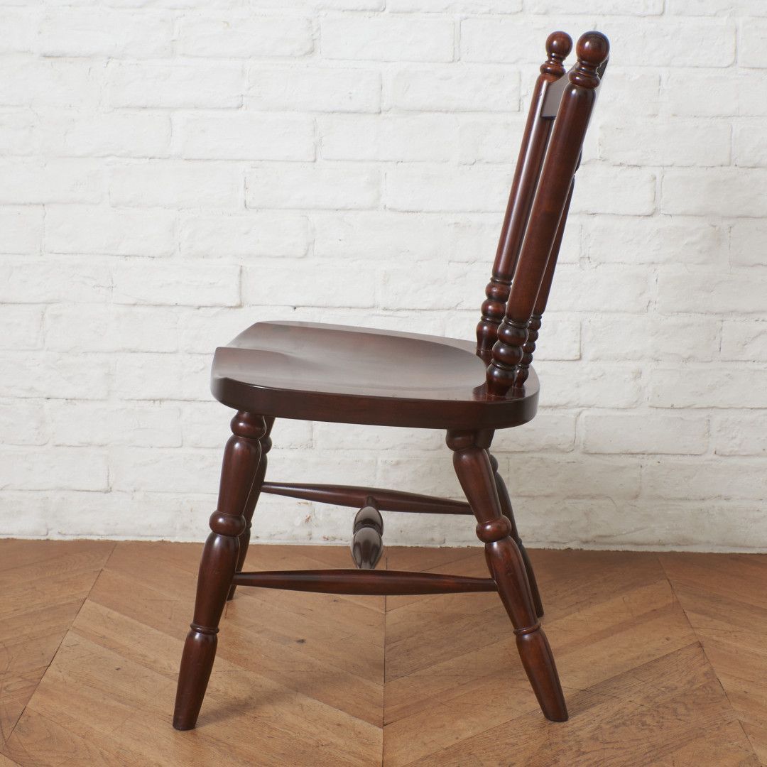 定10万 松本民芸家具 #16 スピンドルチェア 1脚 ミズメザクラ 無垢材