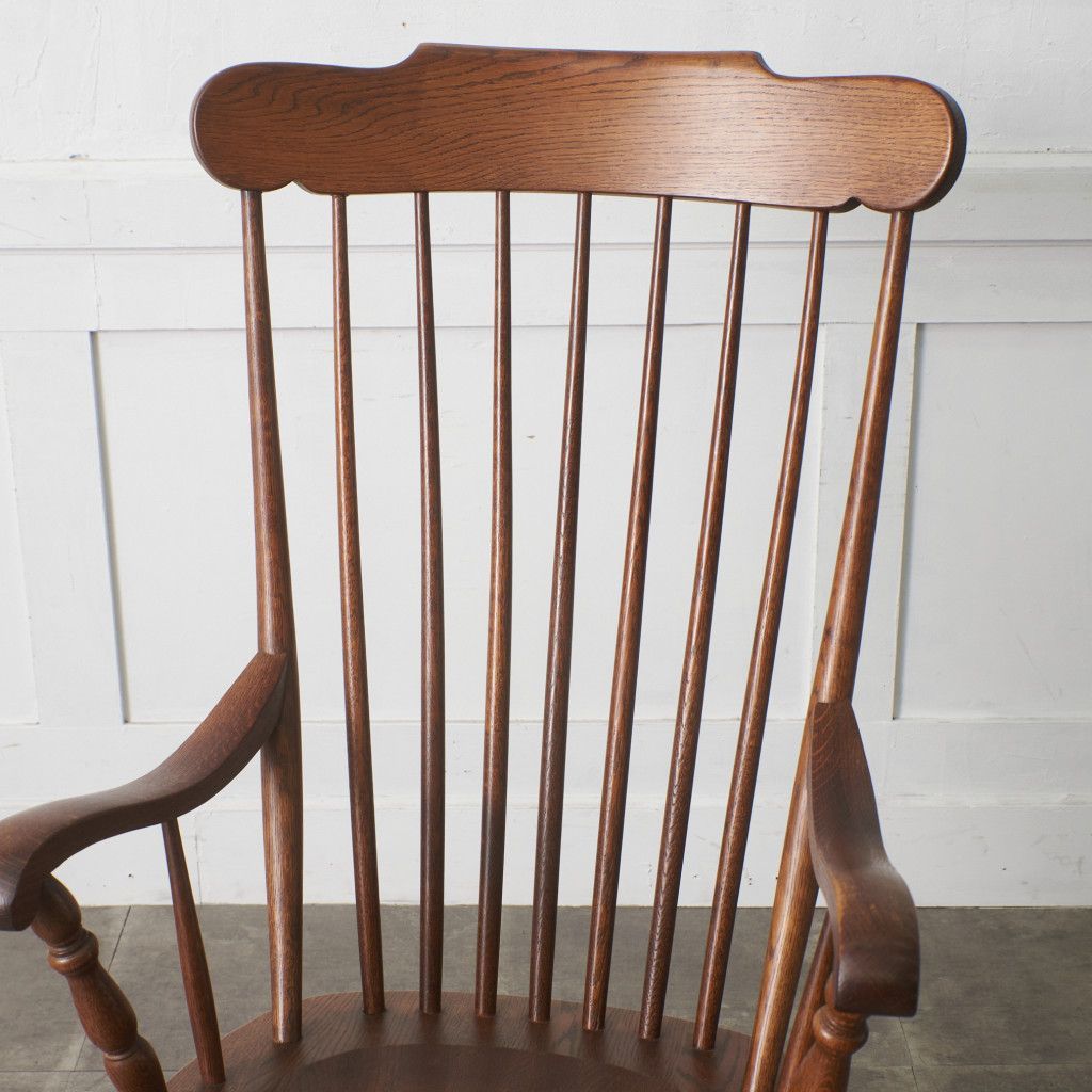 オランダ 製 ハルデ ロッキングチェア 起立木工 オーク 無垢材 ダッチ