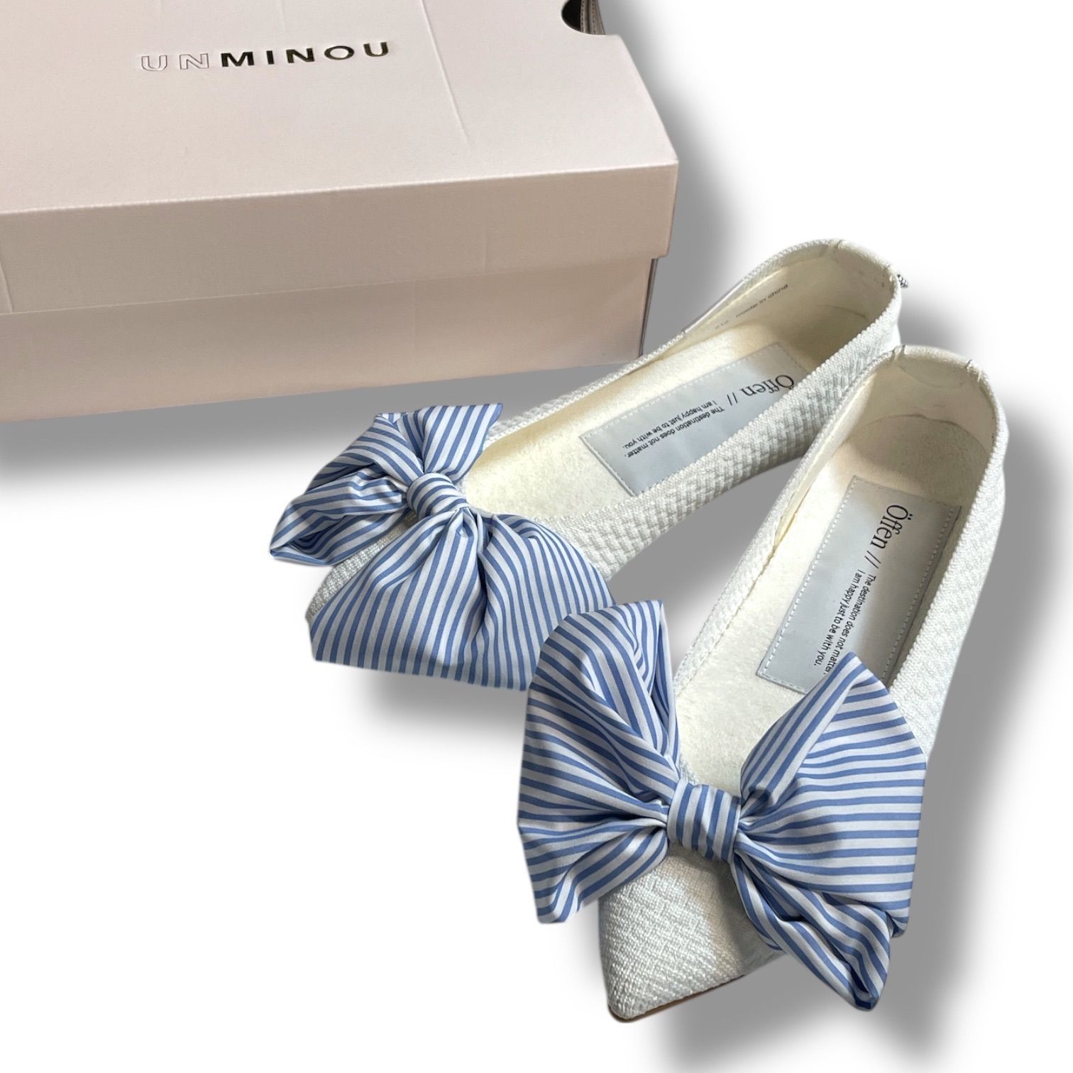 箱付き Offen × UNMINOU オッフェン アンミヌ ポインテッドトゥ