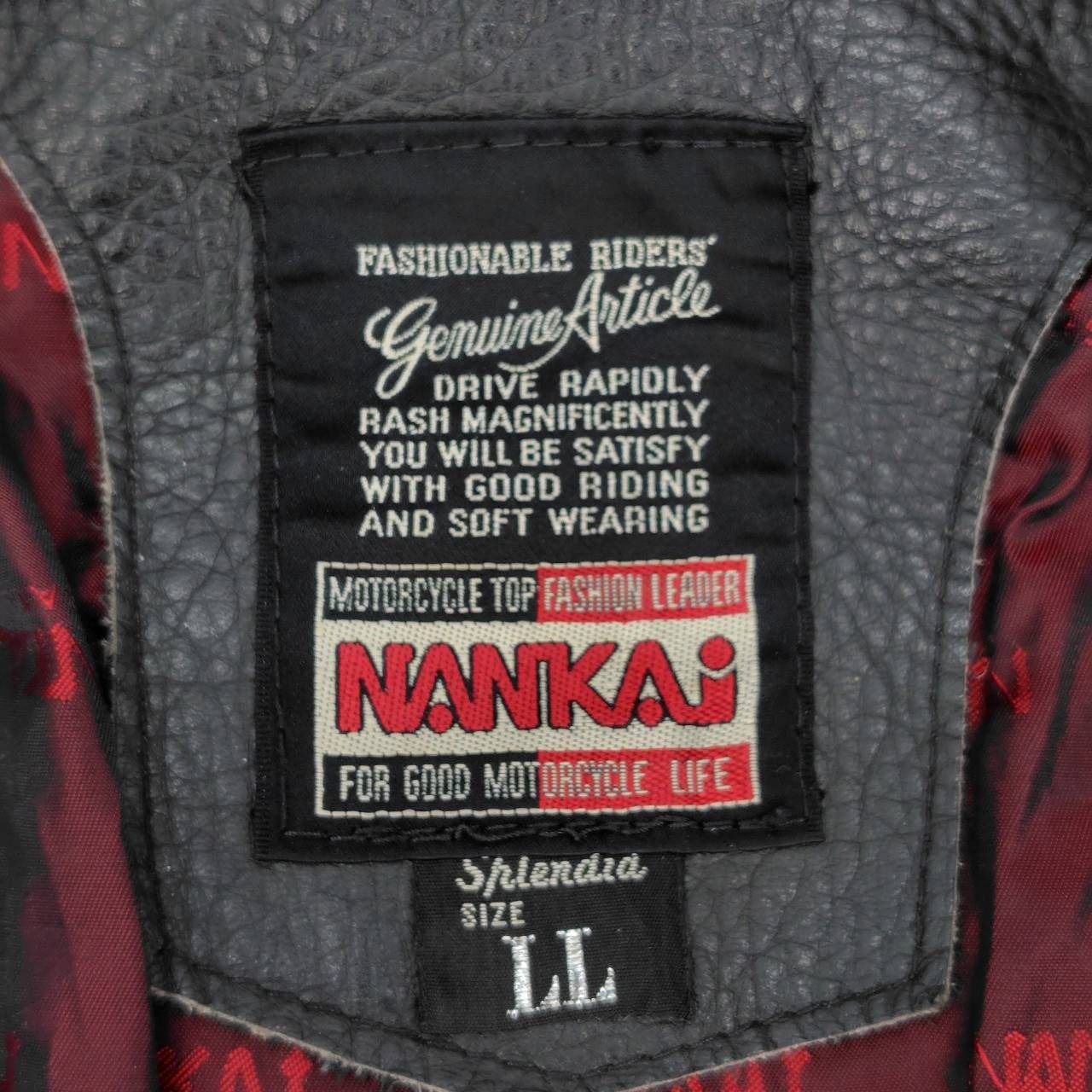 05w18815 ナンカイ NANKAI ダブルライダースジャケット ブラック XL