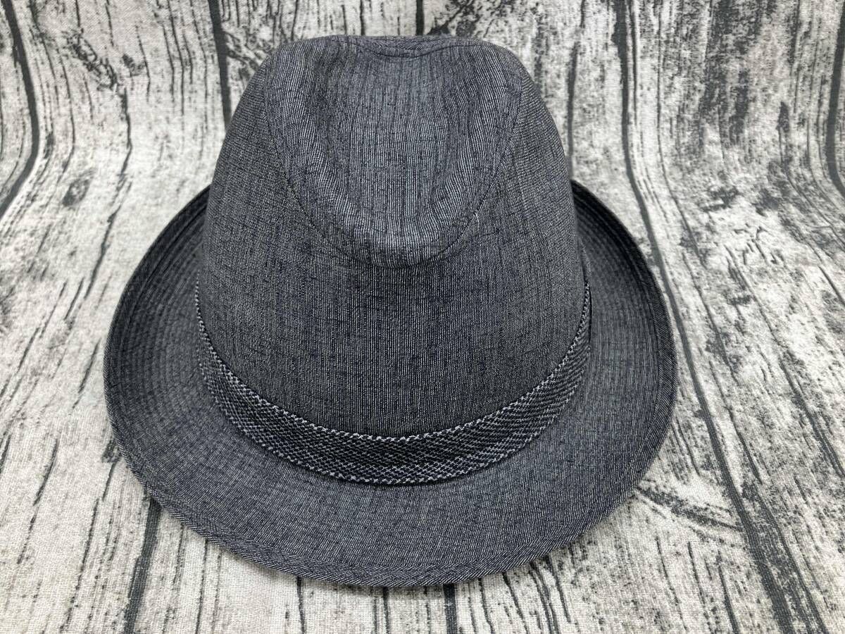 Borsalino ボルサリーノ ハット グレー BRC34 サイズ59cm 日本製