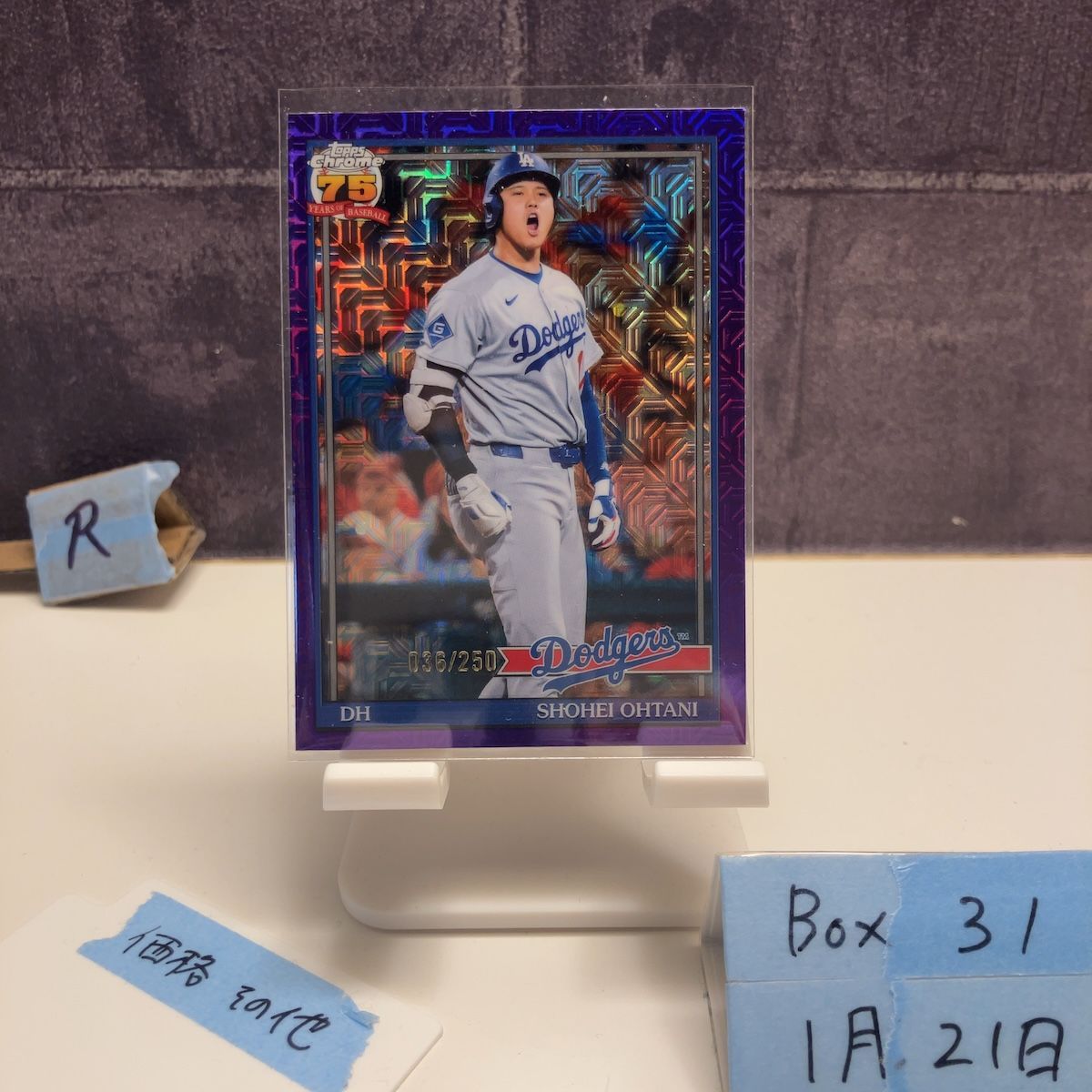 2026 Topps Chrome 大谷翔平 Shohei Ohtani 036/250 ロサンゼルス