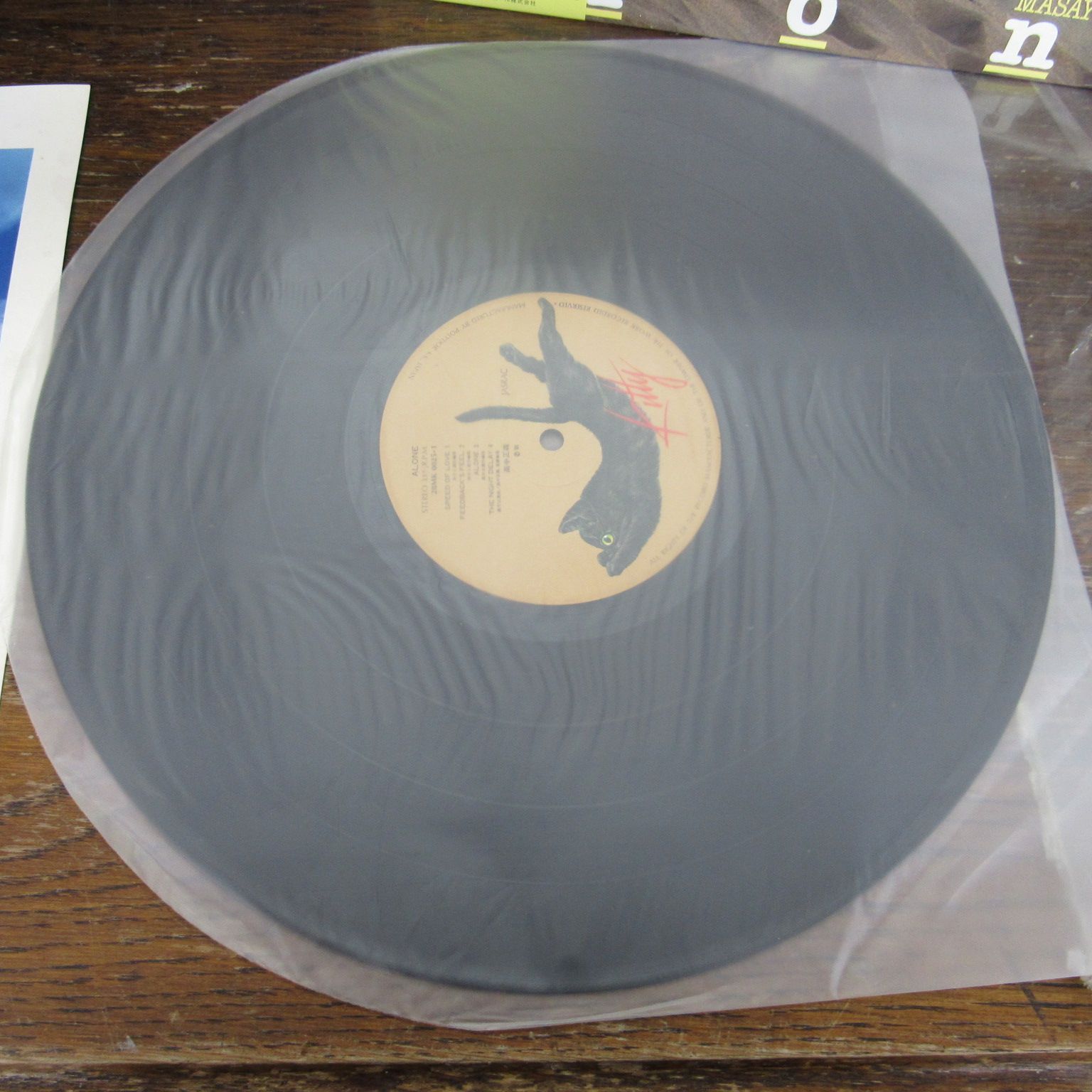 レコード 高中正義 alone 初回プレス分のみX`masプレゼント フィルム