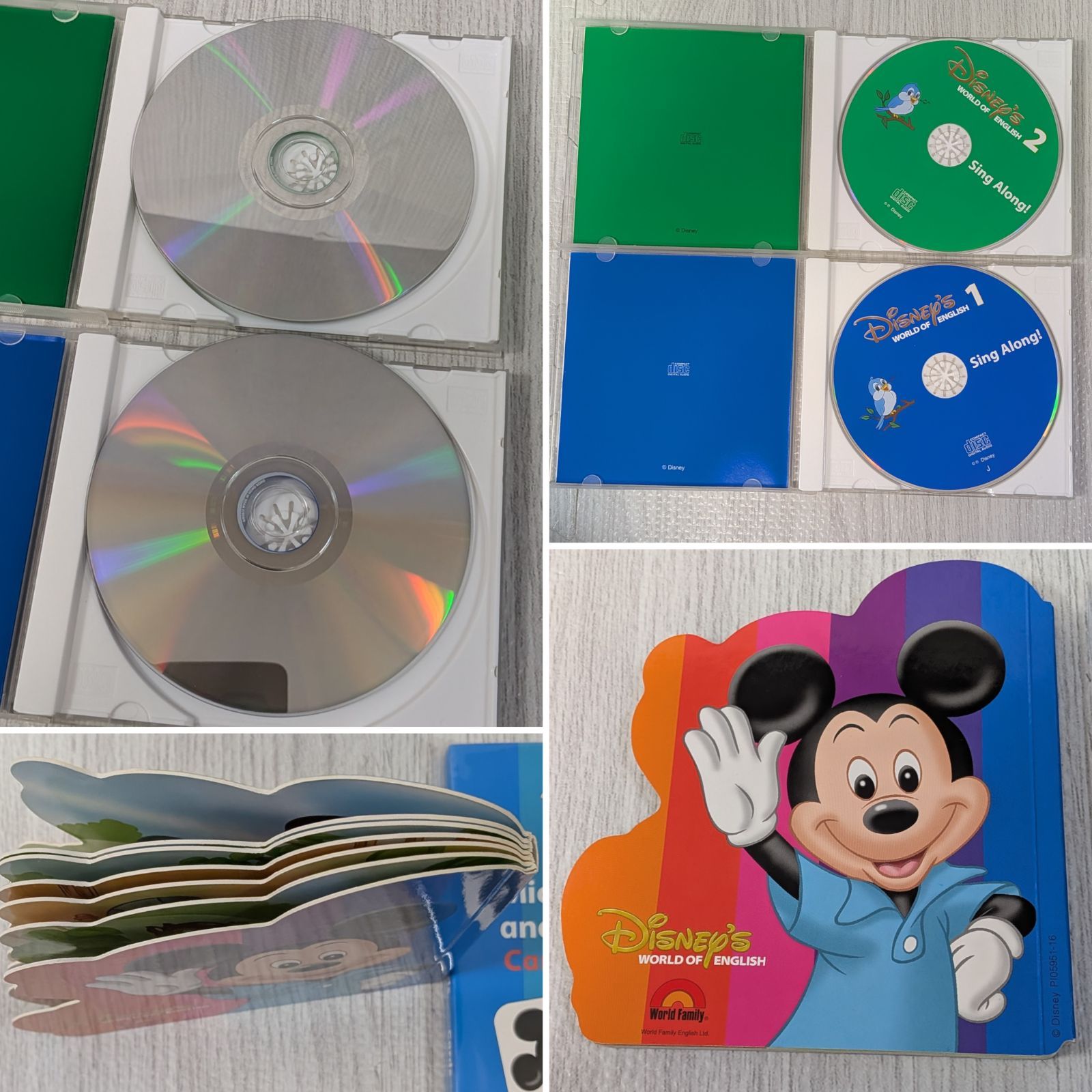 美品 DWE シングアロング 絵本 CD ガイド シール ポスター sing along