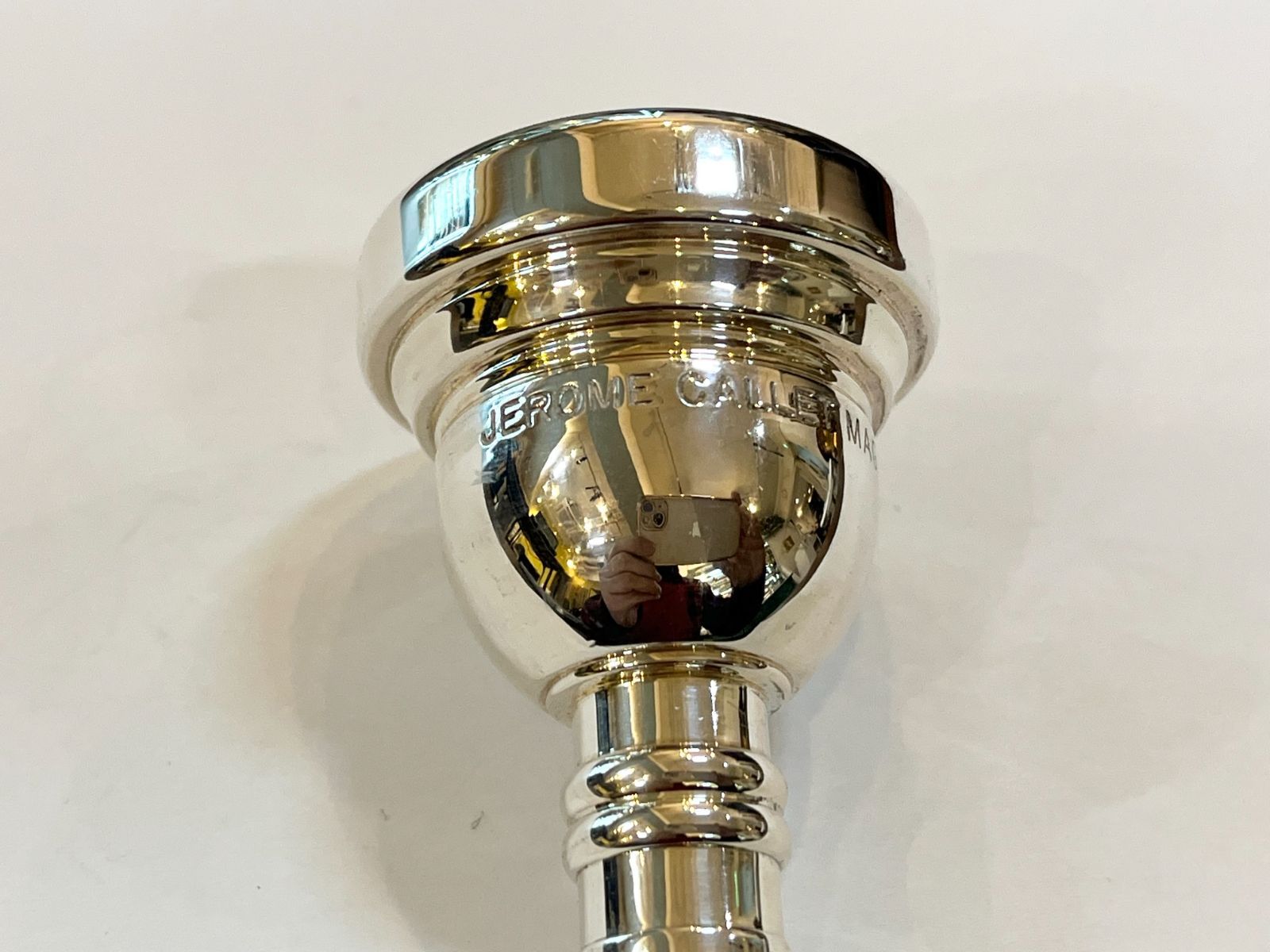 ジェロームカレ トロンボーンマウスピース MAGNAUM 15 TD 細管【中古