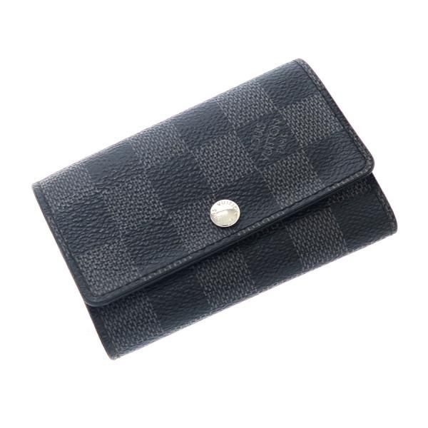 ルイヴィトン ダミエ グラフィット・キーケース6本用 N62662【Bランク