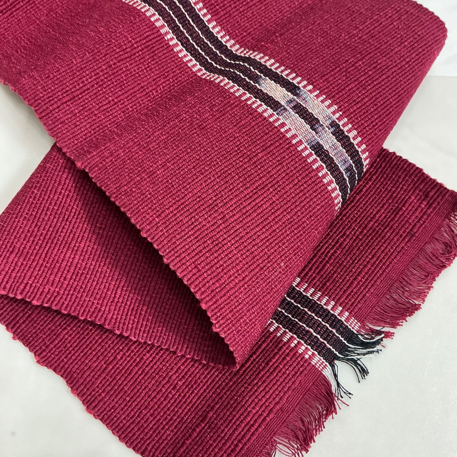 ◇kimomo+one◇kimonoarisa◇未使用同然◇沖縄県◇八重山ミンサー織