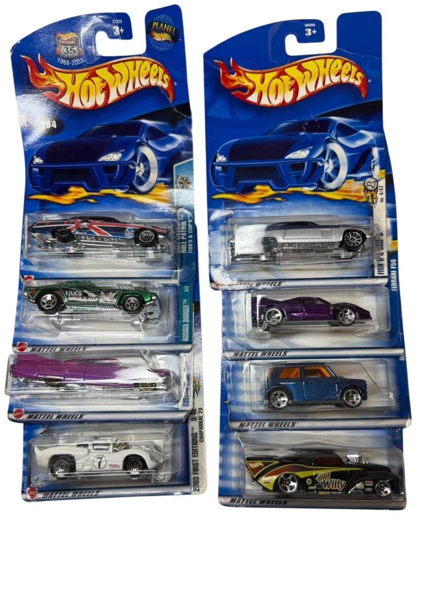 ホットウィール 8台 おまとめ 長期保管品 未開封 Hot Wheels S7-10-258