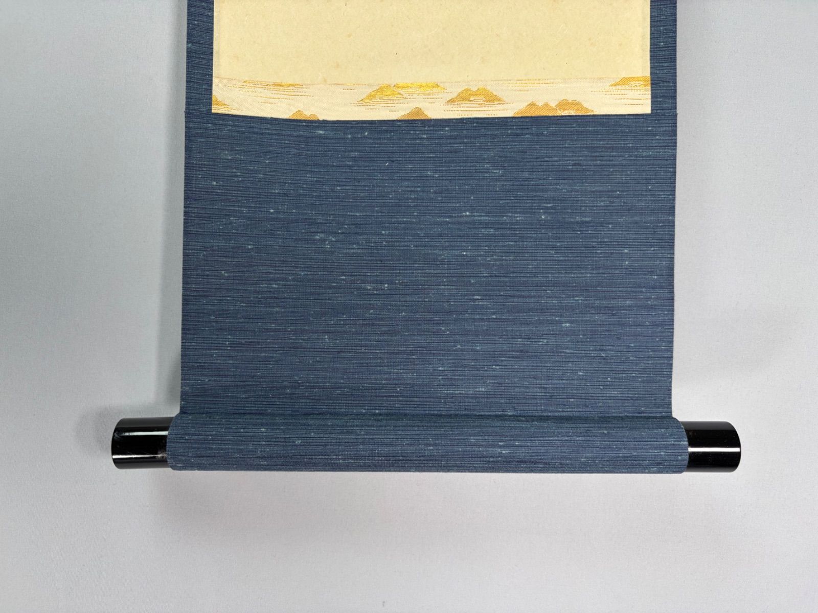 茶道具】前大徳 西垣大道筆 風鈴画賛「涼風」 書 掛軸 掛け物 茶掛