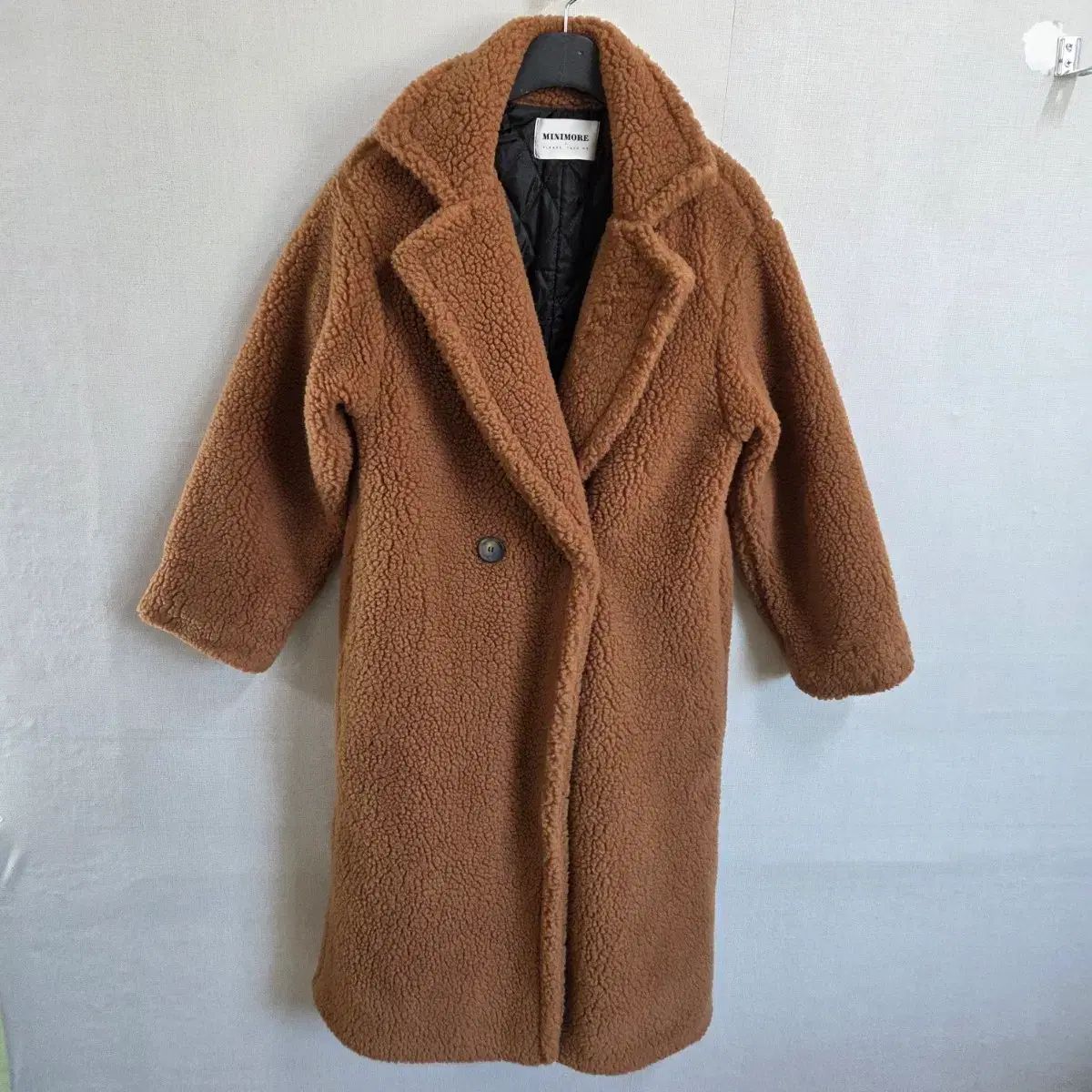 レディース キャメル ボア フリース Teddy ロング コート F - メルカリ