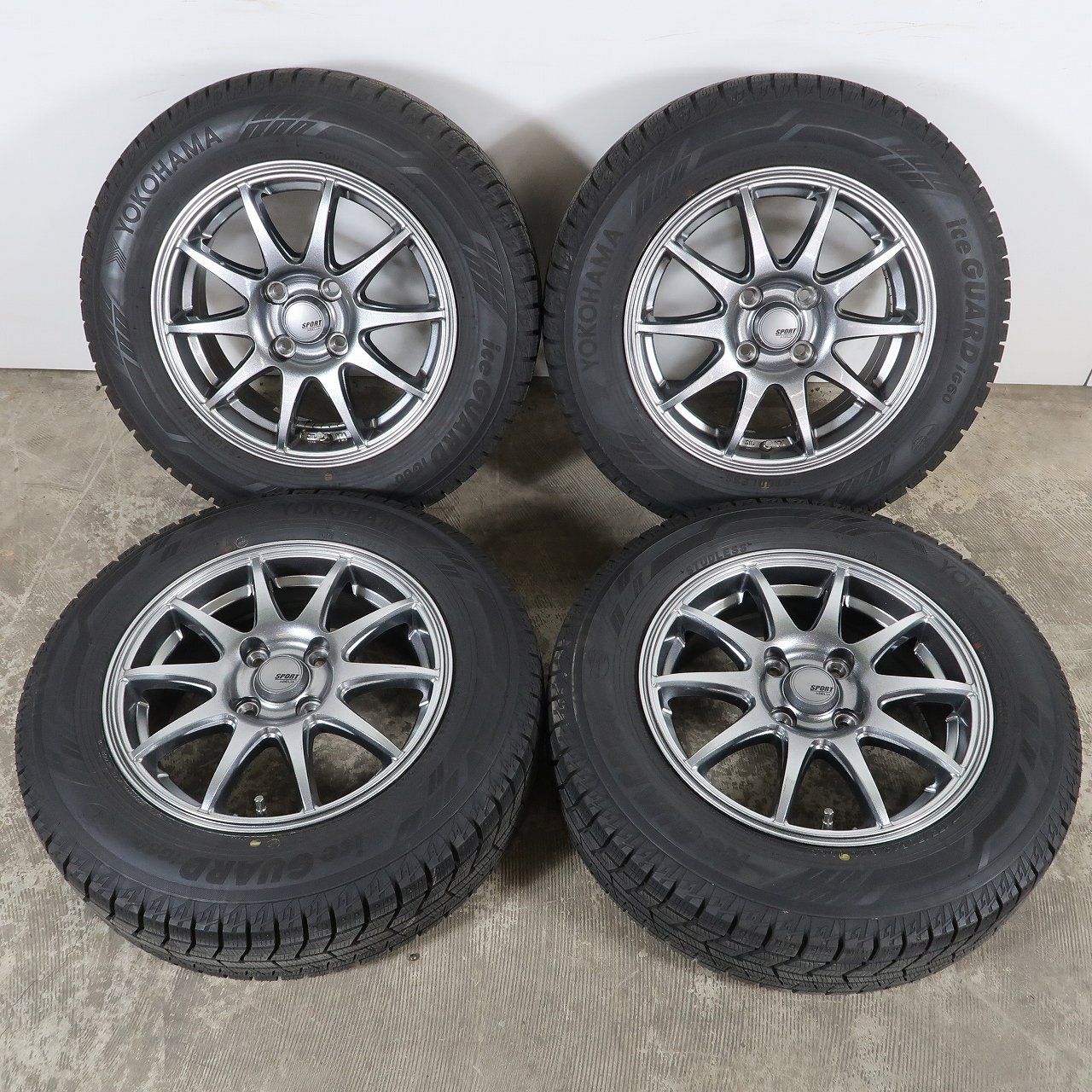 ヤリス アクア ヴィッツ 等 4本 社外 14インチ ホイール 5.5J +43 4H