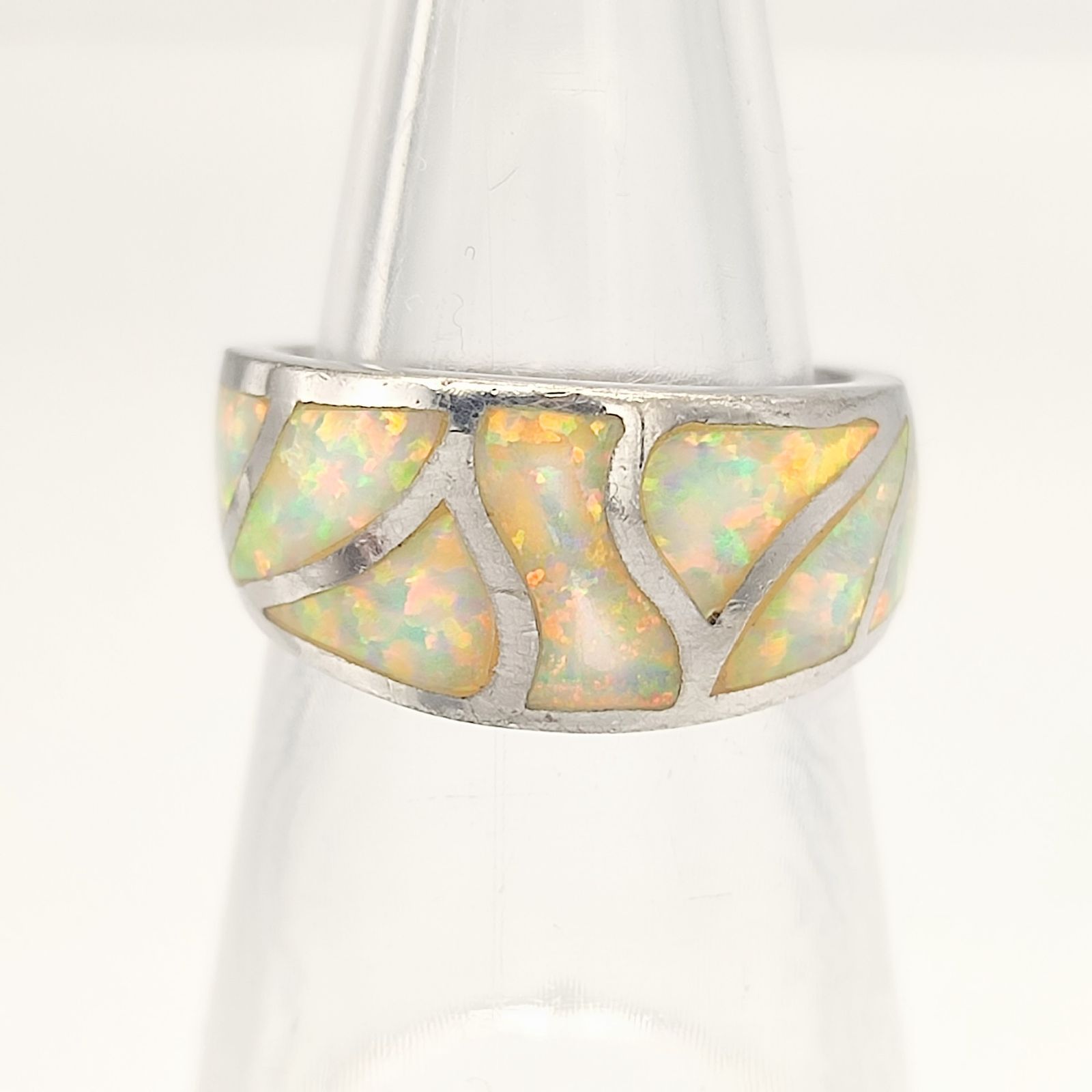 美品】オパールリング SILVER シルバー925 11号 3.8g - メルカリ