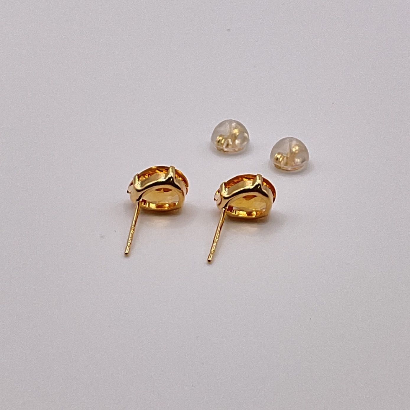 💎新品 K18 シトリン【0.80ct】【0.80ct】ピアス - メルカリ
