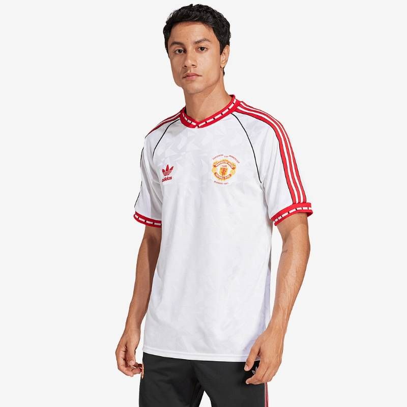 【送料無料・匿名配送】adidas Originals アディダス マンチェスターユナイテッド 1991 復刻 アウェイ レプリカユニフォーム レプリカシャツ 白 新品 正規品