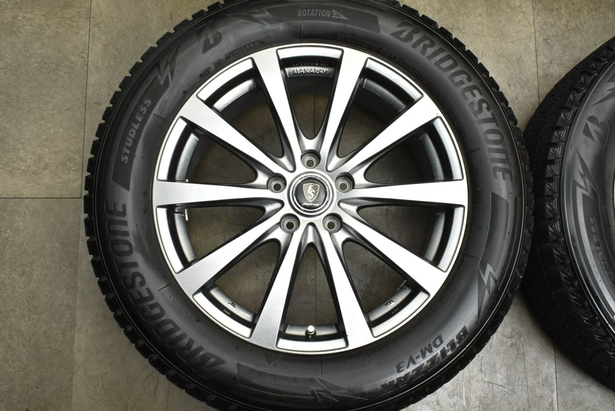 CR-V CX-60 などに】ZACK 18in 7J +48 PCD114.3 ブリヂストン