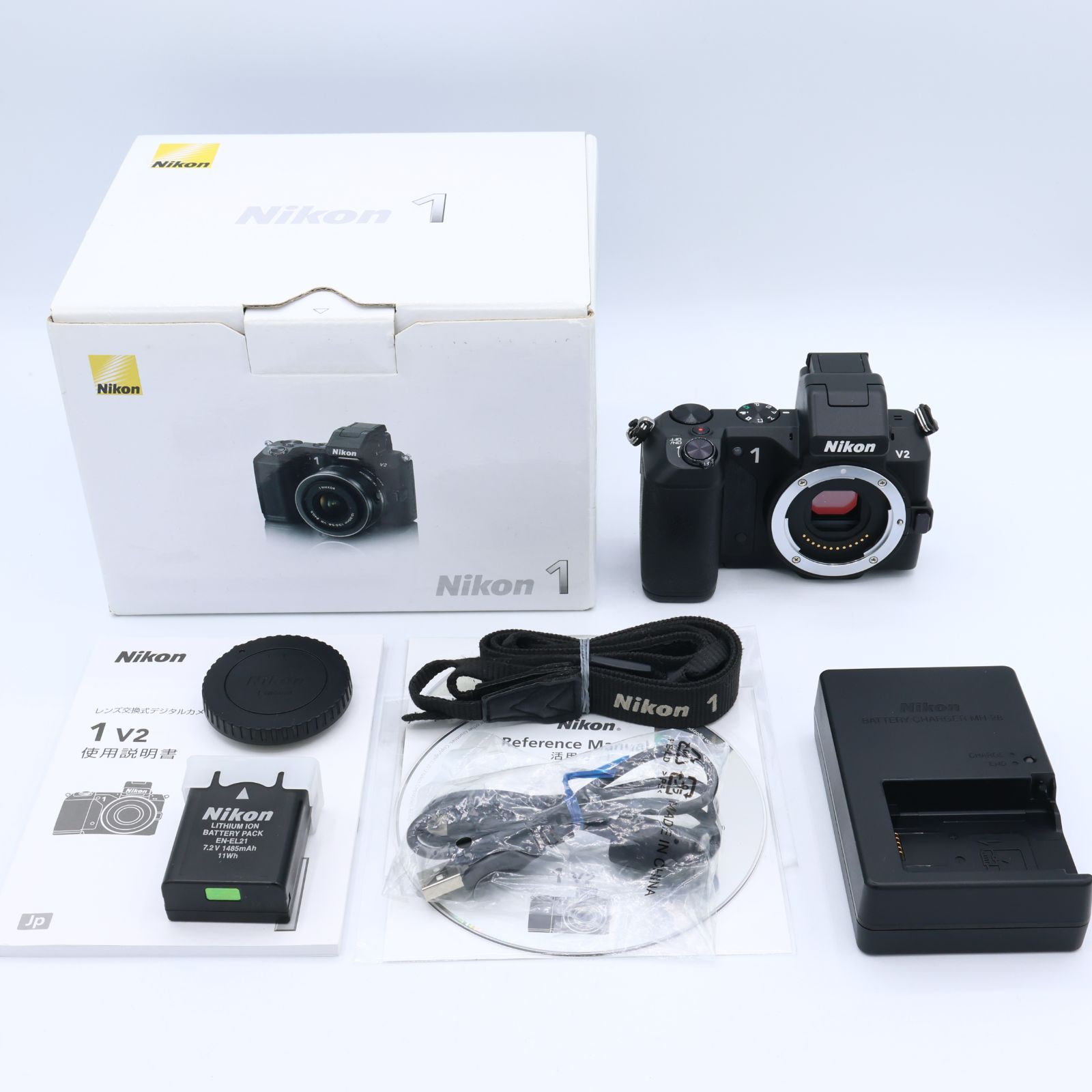シャッター回数：7526回】Nikon ニコン ミラーレス一眼 Nikon 1 V2