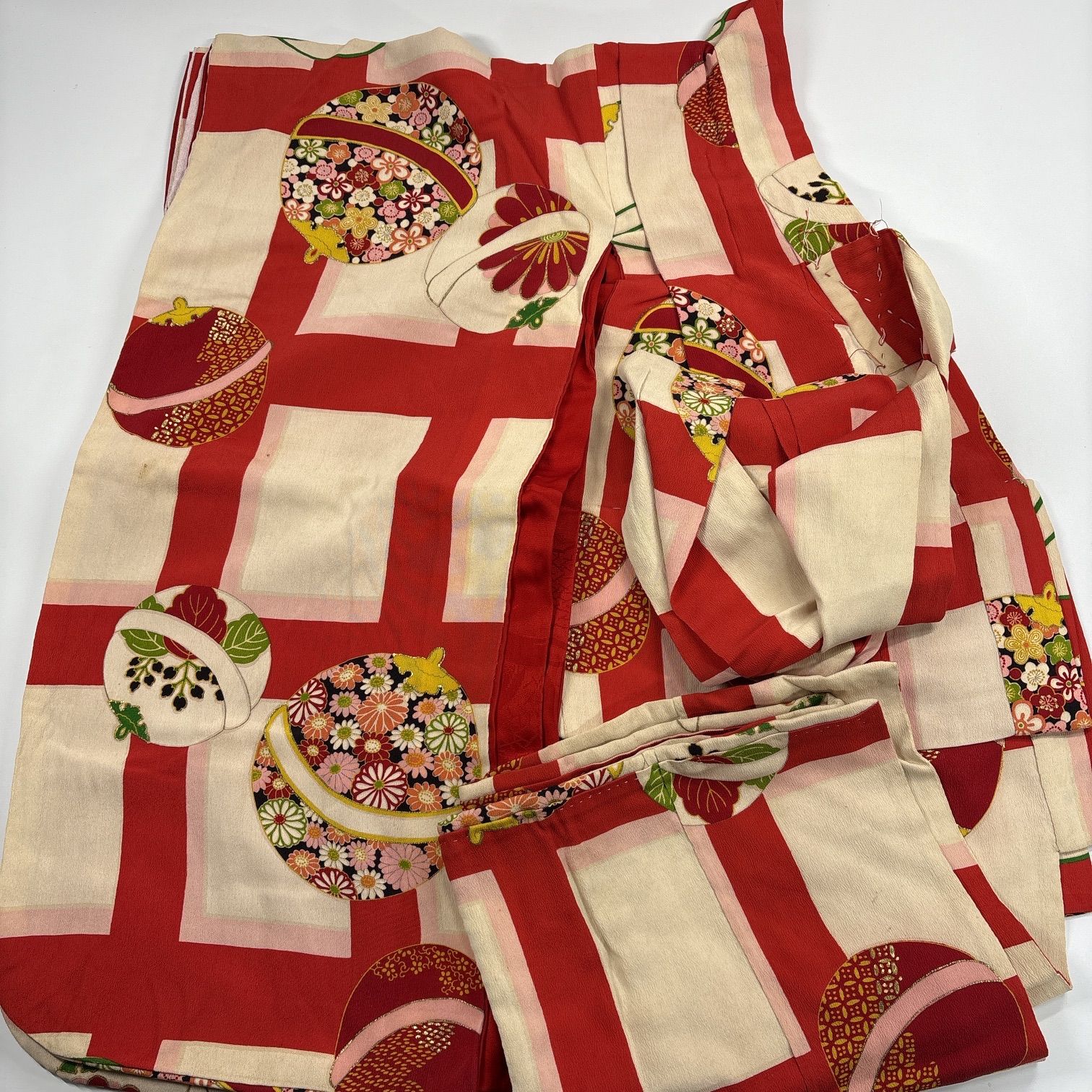 女児 着物 5枚 正絹 ポリエステル 着物まとめ売り 同梱購入歓迎