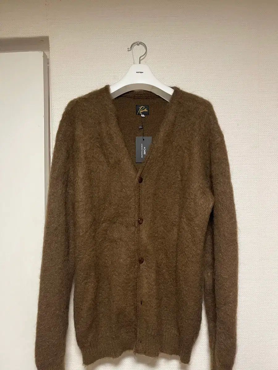 ニードルズ モヘア カーディガン ブラウン m - メルカリ