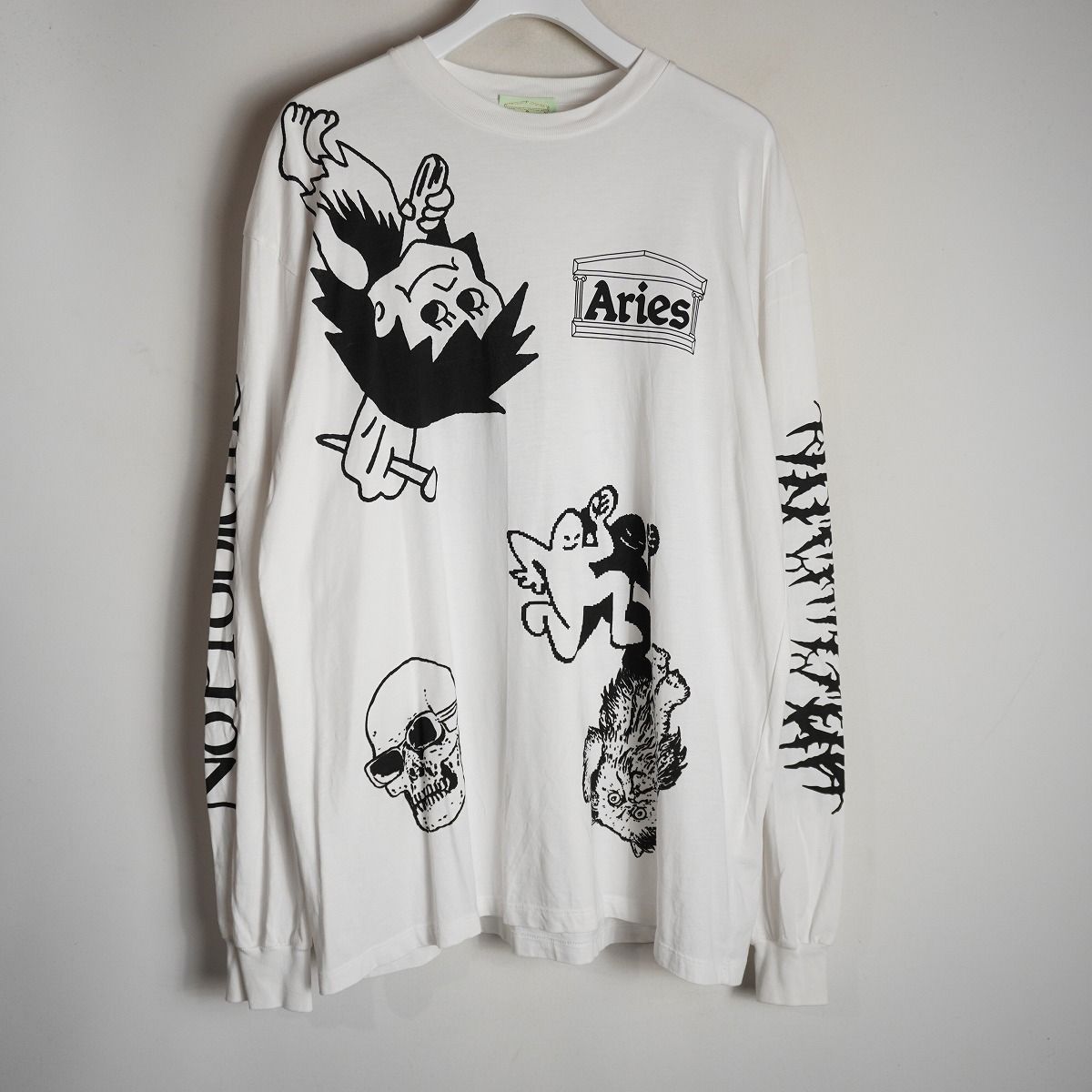 Aries アリーズ　ロンT 美品 Aries アリーズ アリエス Graphic Mashup LS Tee グラフィック