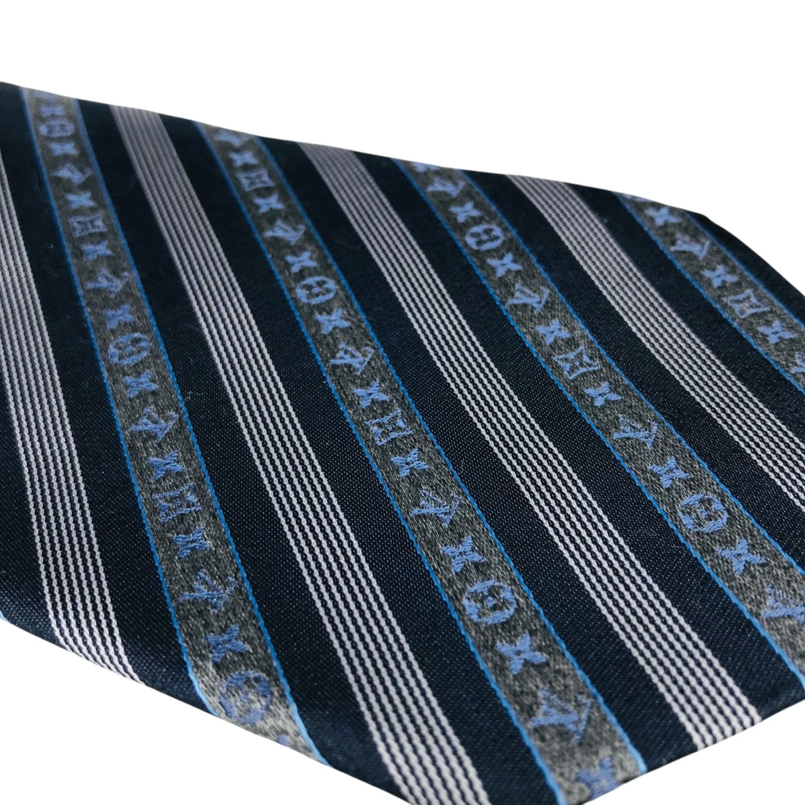 美品☆LOUIS VUITTON☆ルイヴィトン・メンズ レジメンタルストライプ