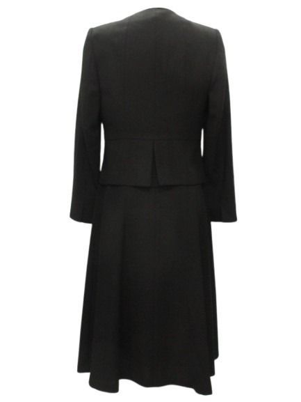 アナイ ANAYI ウール クレープ セットアップ ジャケット ワンピース 38