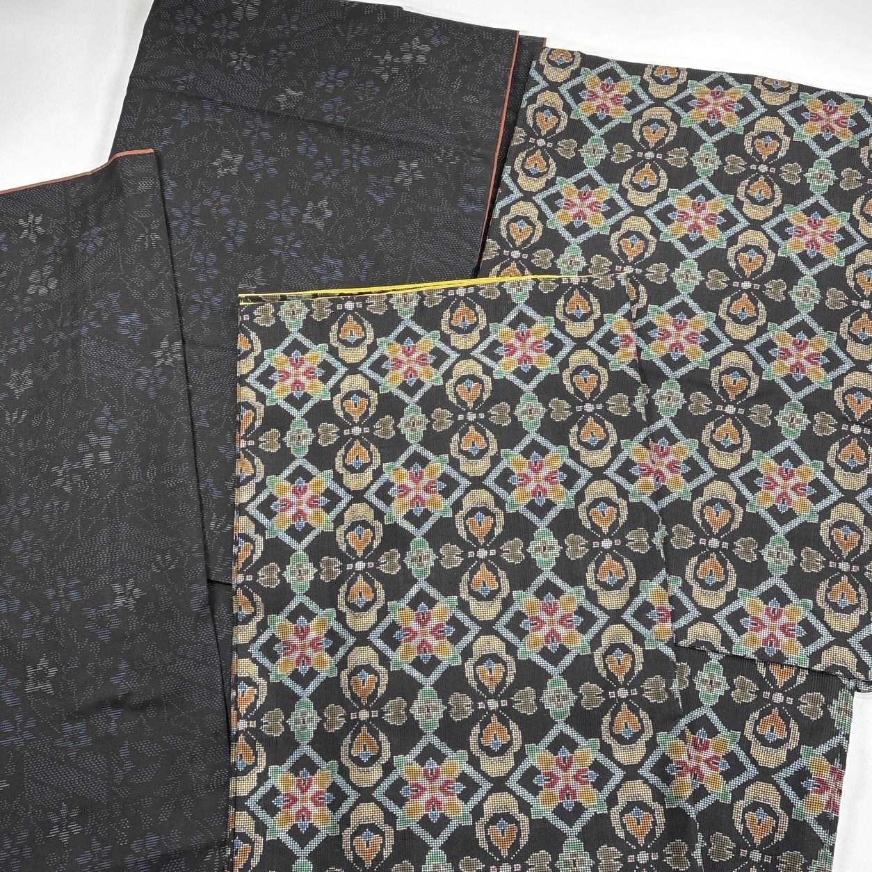 大島紬 10枚 正絹 着物まとめ売り 同梱購入歓迎 リメイク用 着付け練習