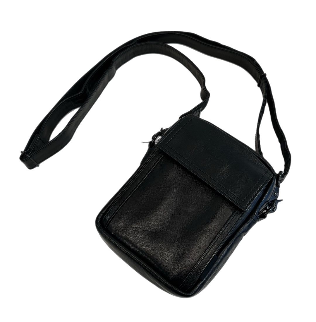 ポーター PORTER ミニショルダーバッグ レザーバッグ スクエア 本革 黒