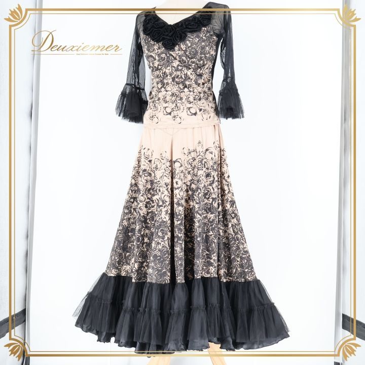 社交ダンス 衣装 チャコット Chacott トップス ブラウス スカート