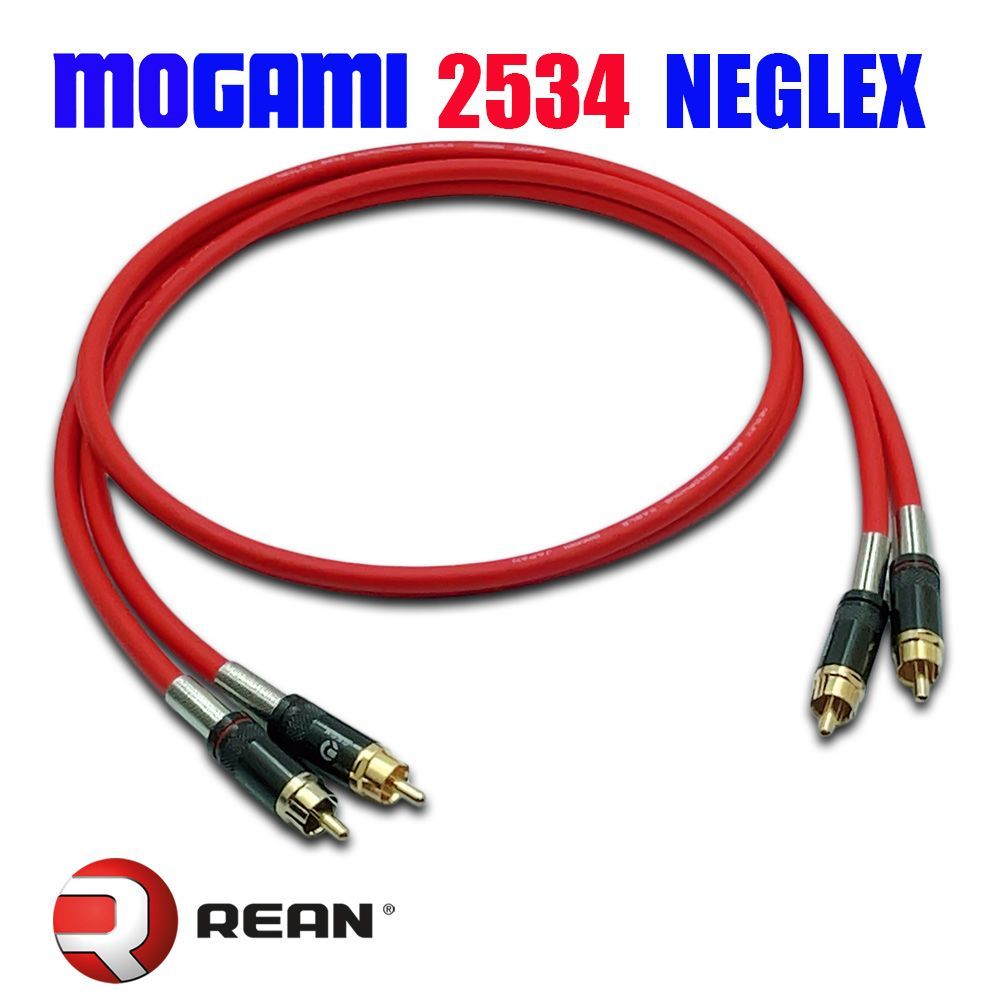 MOGAMI 2534】モガミ RCAオーディオラインケーブル RCAケーブル 2本