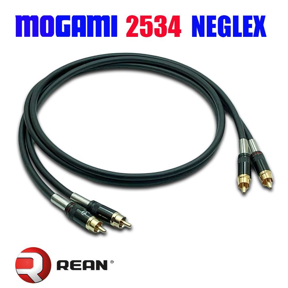 MOGAMI 2534】モガミ RCAオーディオラインケーブル RCAケーブル 2本