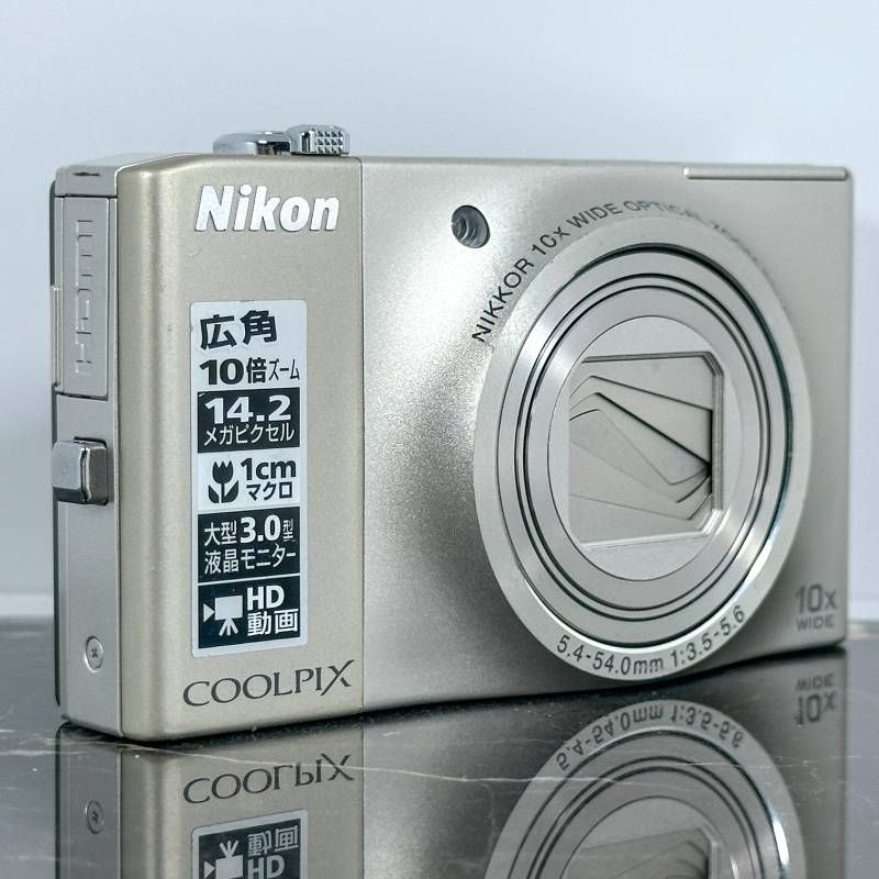 Nikon COOLPIX S8000 シャンパンシルバー コンパクトデジタルカメラ
