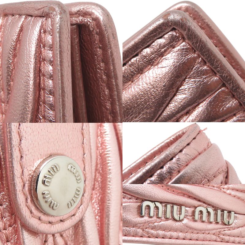 ミュウミュウ 二つ折り財布 5MV016 - メルカリ