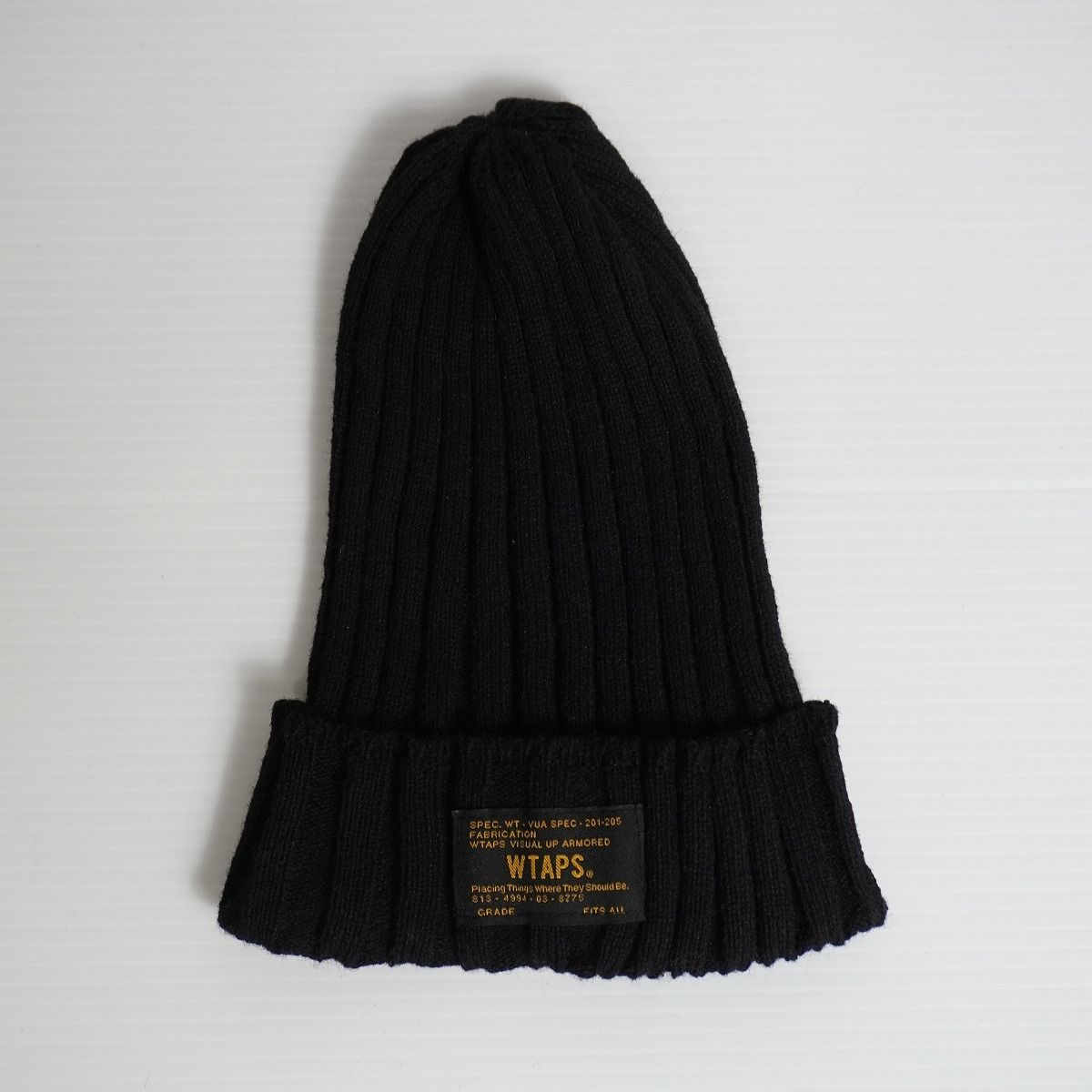 美品 WTAPS ダブルタップス BLACK WATCH ニット キャップ ビーニー