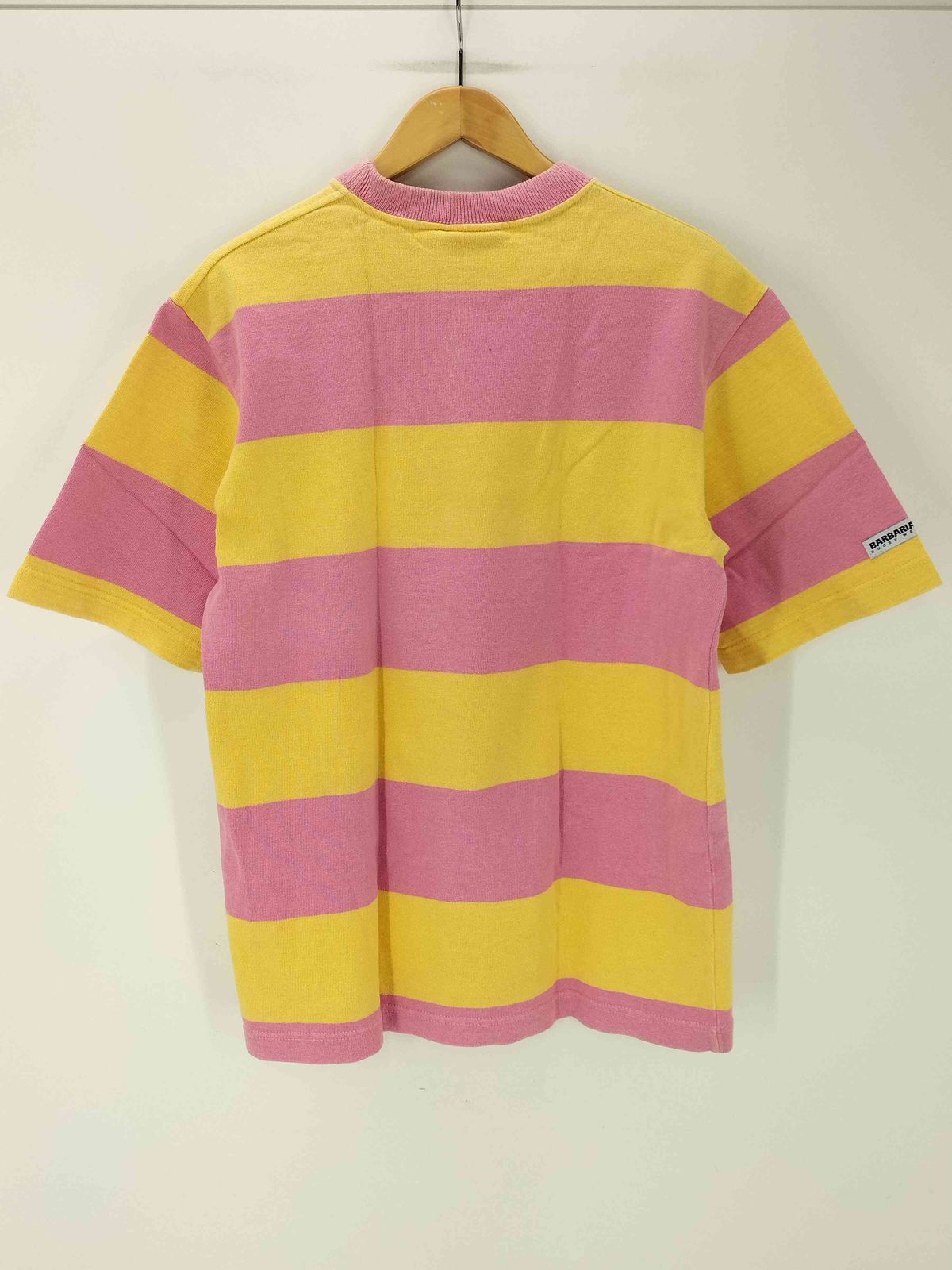 バーバリアン BARBARIAN ボーダー クルーネックカットソー メンズ