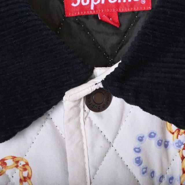 Supreme チェーンプリント キルティング ジャケット - メルカリ