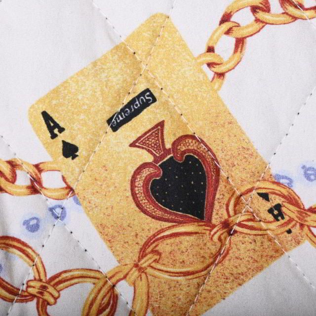 Supreme チェーンプリント キルティング ジャケット - メルカリ