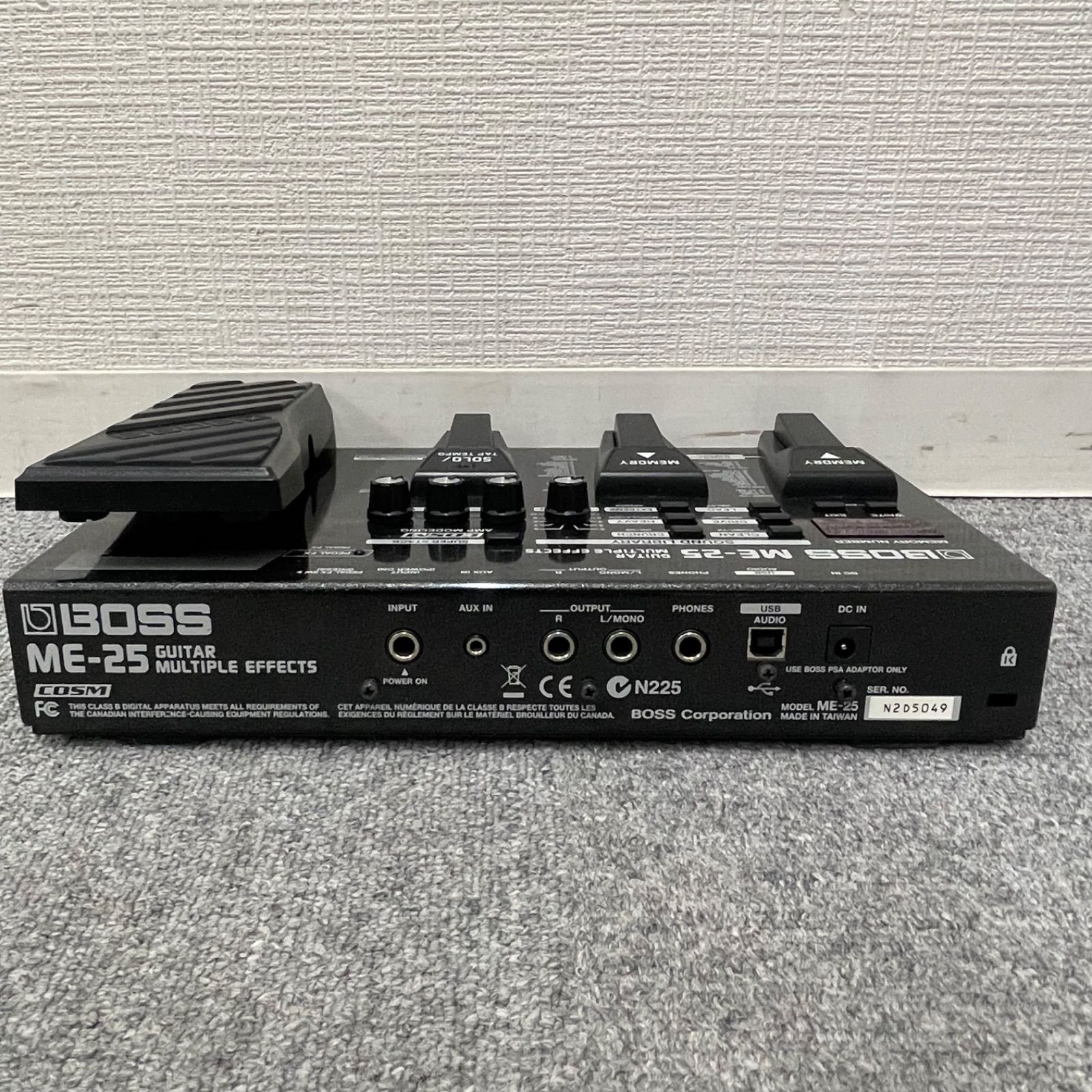 NPA】ジャンク BOSS ボス ギターマルチエフェクター ME-25 - メルカリ