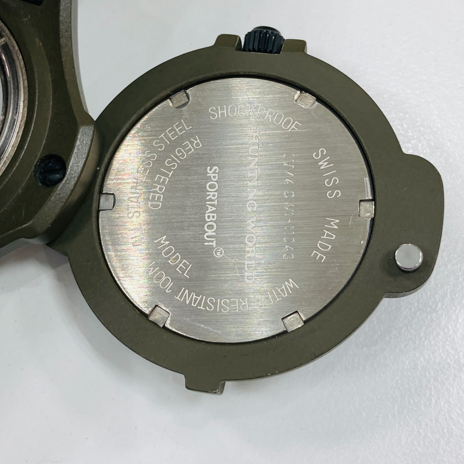 A【稼働品】HUNTING WORLD ハンティングワールド コンパスウォッチ