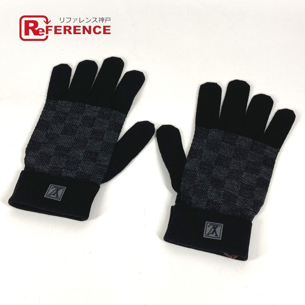 LOUIS VUITTON ルイヴィトン 手袋 ゴン・プティ ダミエ M70006 ウール