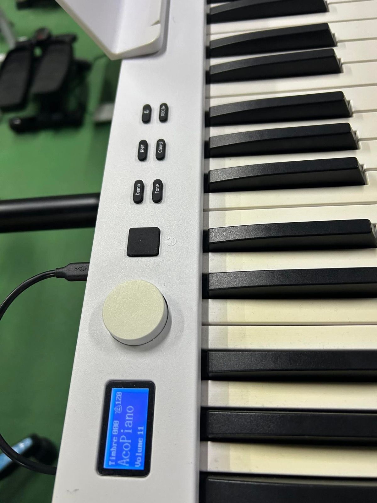 折りたたみ電子ピアノ Longeye 88鍵盤 充電タイプ ホワイト - メルカリ