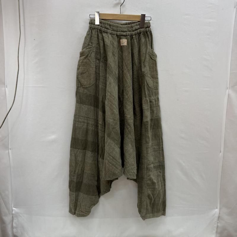 ウサト うさとの服 手織り 天然草木染め モモンガ ムササビ パンツ