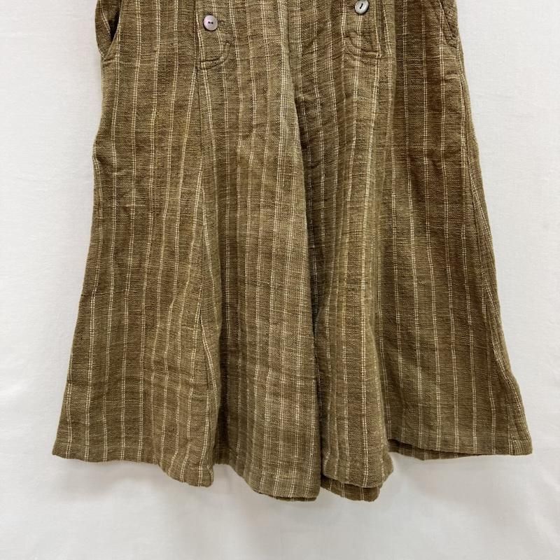 ウサト うさとの服 手織り 天然草木染め キュロット サルエルパンツ