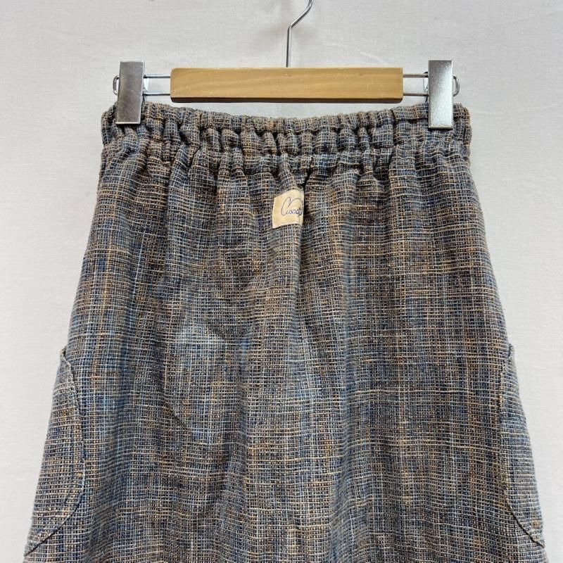 ウサト うさとの服 手織り 天然草木染め イカスカート レディース