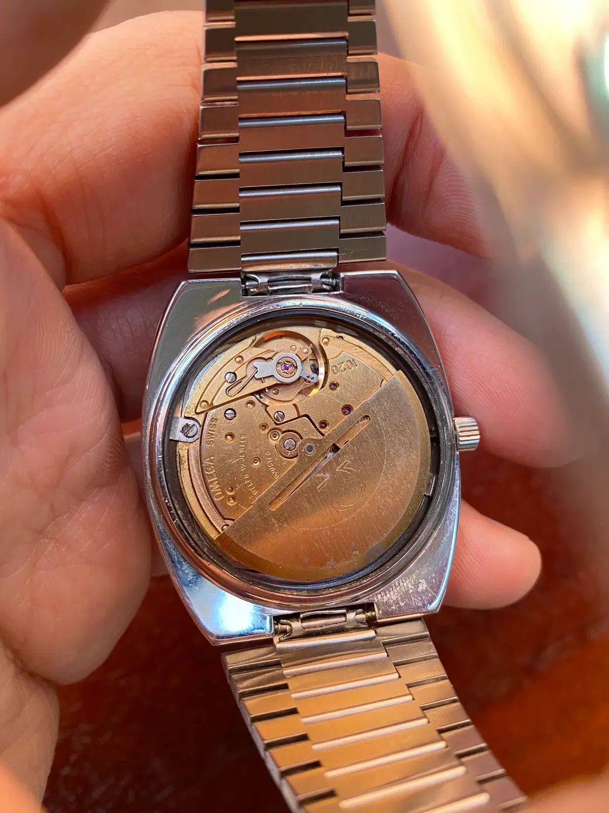  ヴィンテージ オメガ シーマスター テレビ ターコイズ ブルー Tiffany - Co. カラー コート 自動巻き時計 腕時計(アナログ)