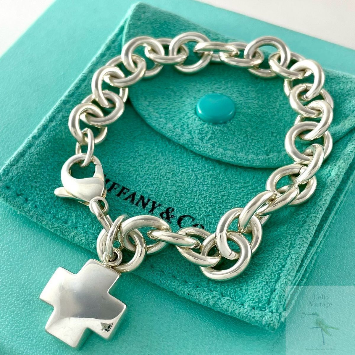 ティファニー 希少 ローマンクロス ブレスレット シルバー 925 ZR5fe
