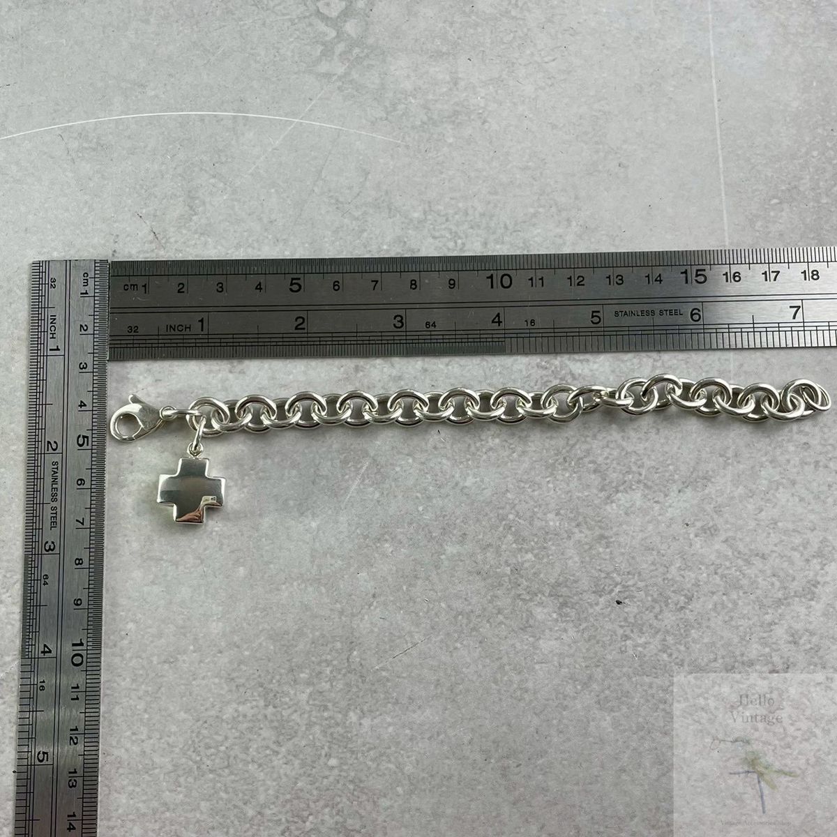 Tiffany ティファニー　オールド　ローマンクロス　ブレスレット　希少 ティファニー 希少 ローマンクロス ブレスレット シルバー 925 ZR5fe