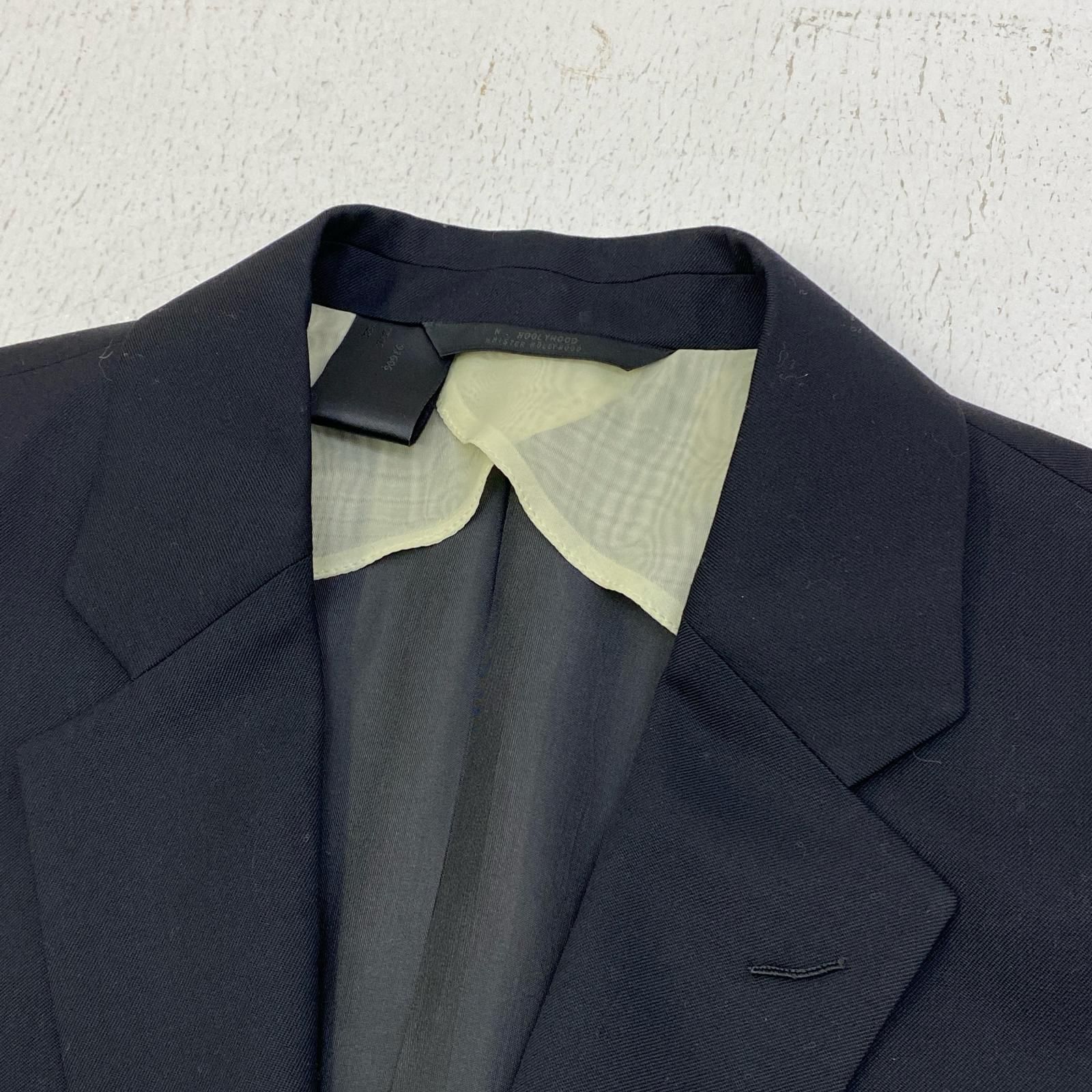 【加古川店】 中古 N.HOOLYWOOD | エヌハリウッド テーラードジャケット 2252-jk06-004peg ブラック サイズ：38 【96】 加古川店】 中古 N.HOOLYWOOD | エヌハリウッド テーラードジャケット